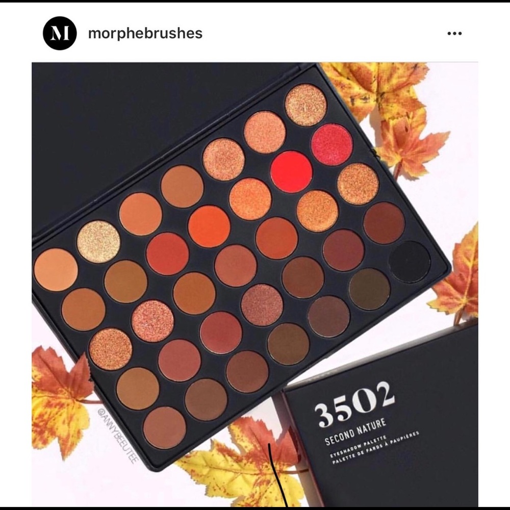 Morphe 3502 Second Nature Pallet// NWOT